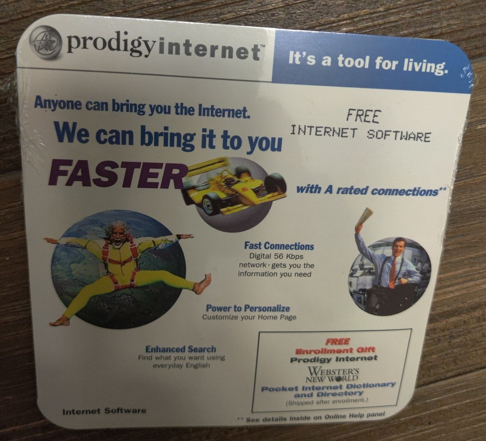 Vintage Prodigy Internet CD-ROM New Sealed