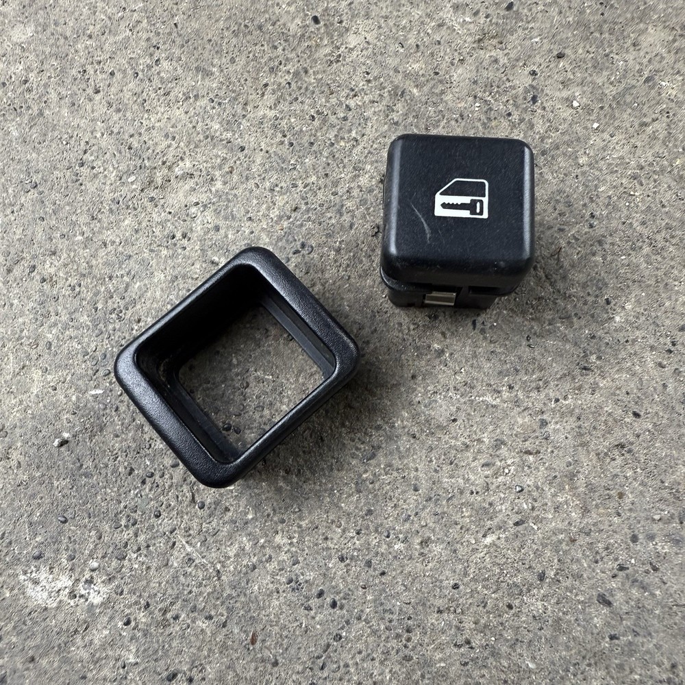 OEM BMW E36 3 SERIES Central Locking System Console Switch Button W/ Frame