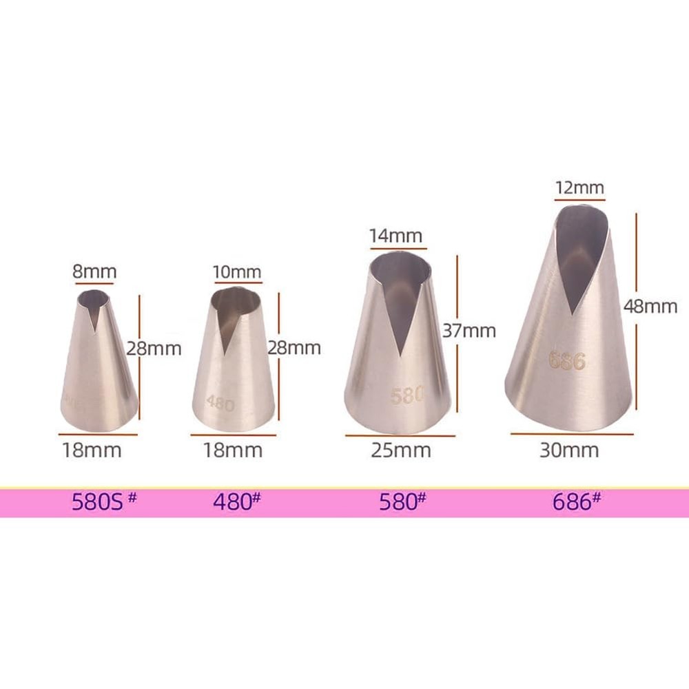 Piping Tips for Pastry Create Stunning Designs with V Wave Tools