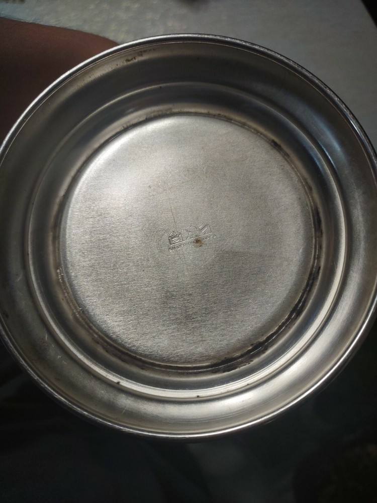 Sheridan Silver On Copper Water Pitcher 8"