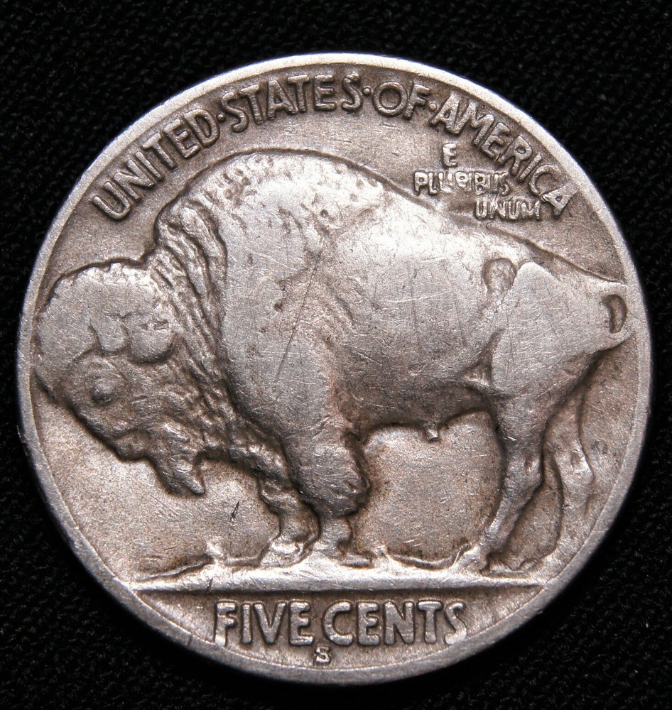 1926-S Buffalo Nickel VF+