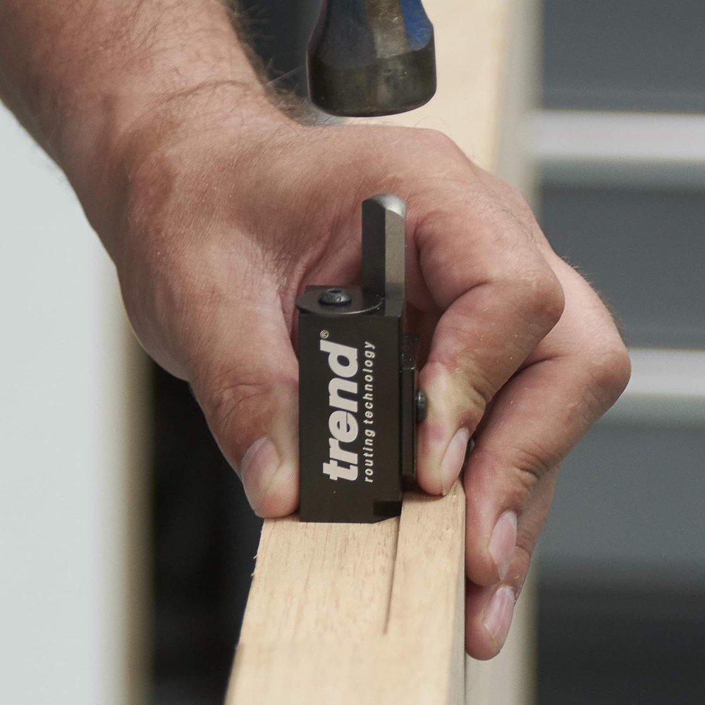 Trend Hinge Recess Squaring Corner Chisel, Quickly Square Up Rounded Small
