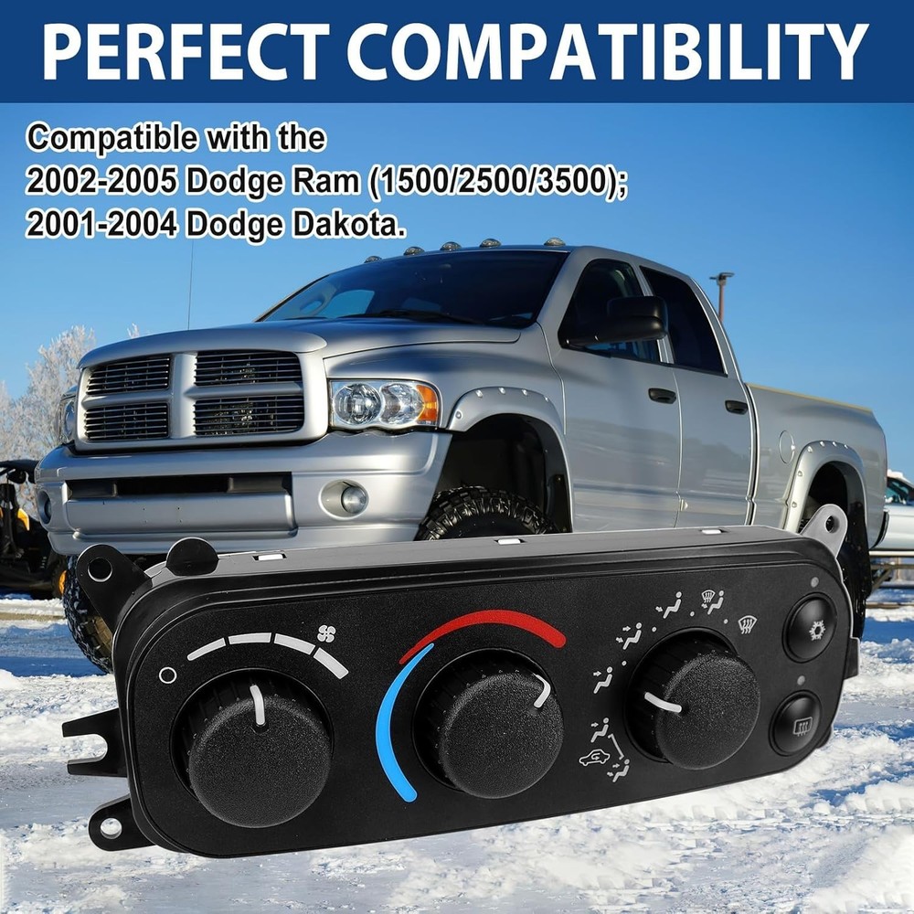 599-212 HVAC Control Module A/C Heater Climate Panel Switch 599-212 Dodge Ram