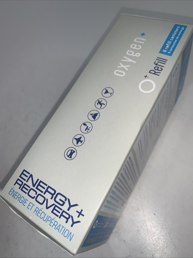 O+ Elevate 6 Refill Pure Oxygen Canisters