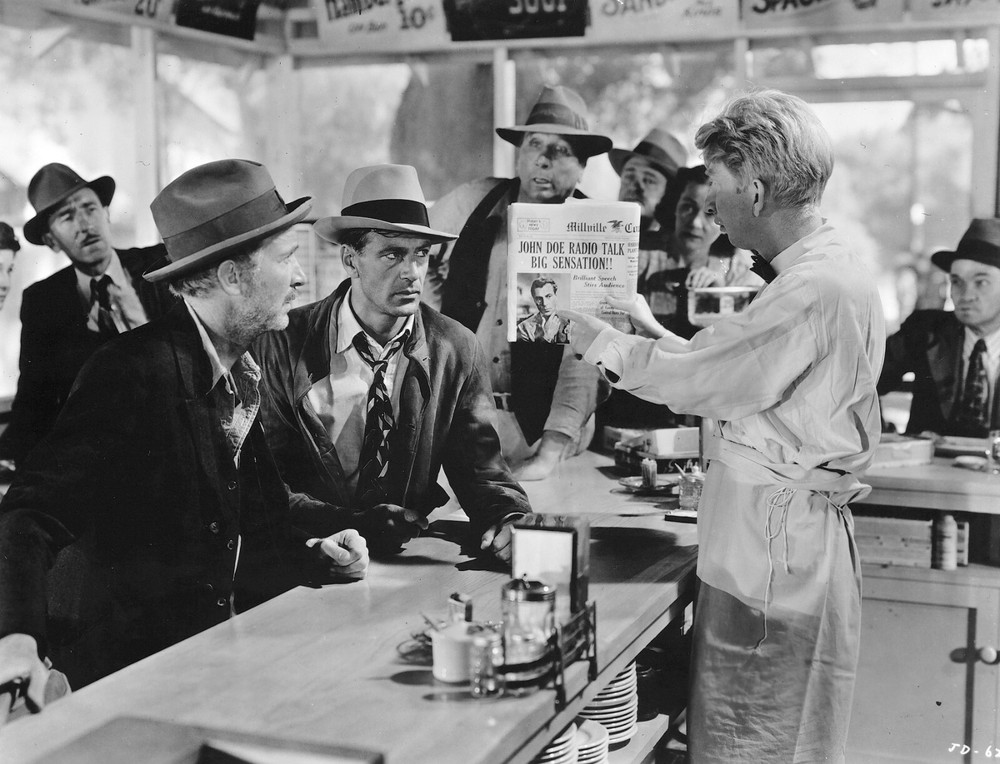 GARY COOPER MEET JOHN DOE  8X10 PHOTOS X7950
