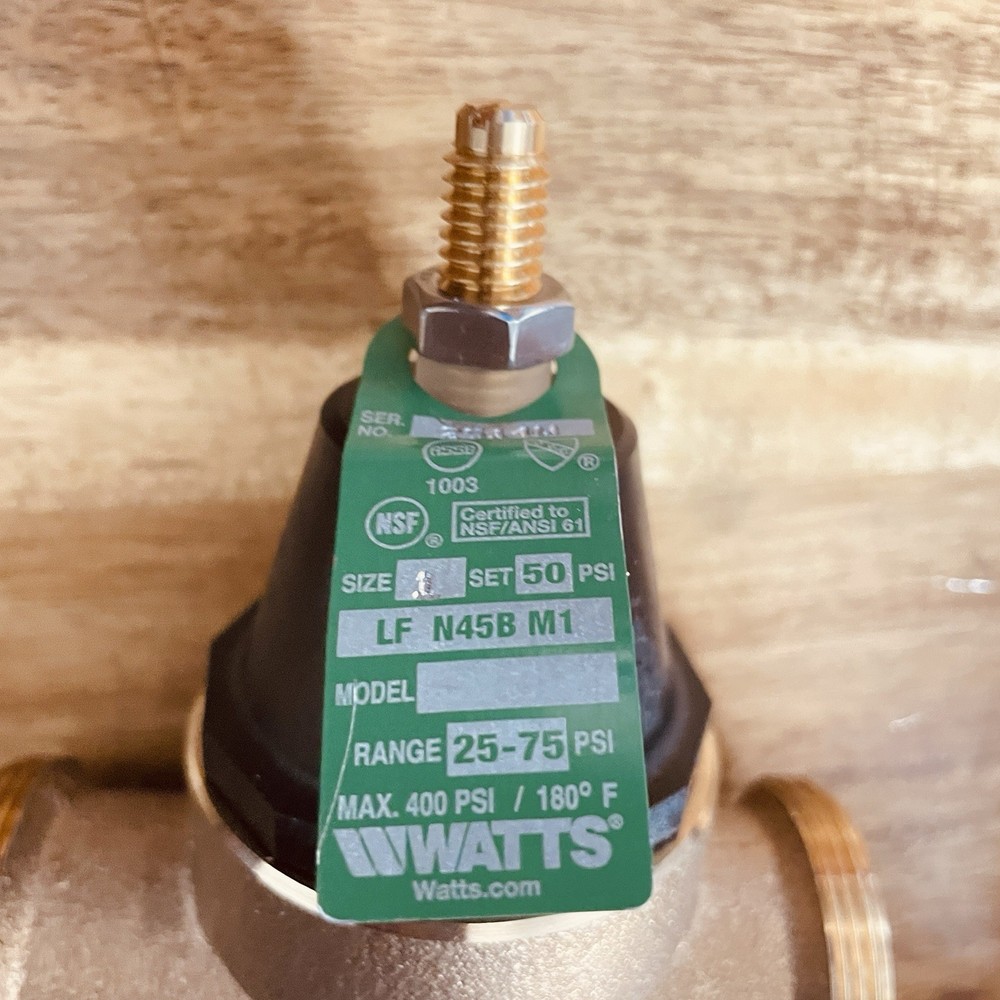 Watts LFN45BM1 Backflow Preventer Water Technologies *NO Union*