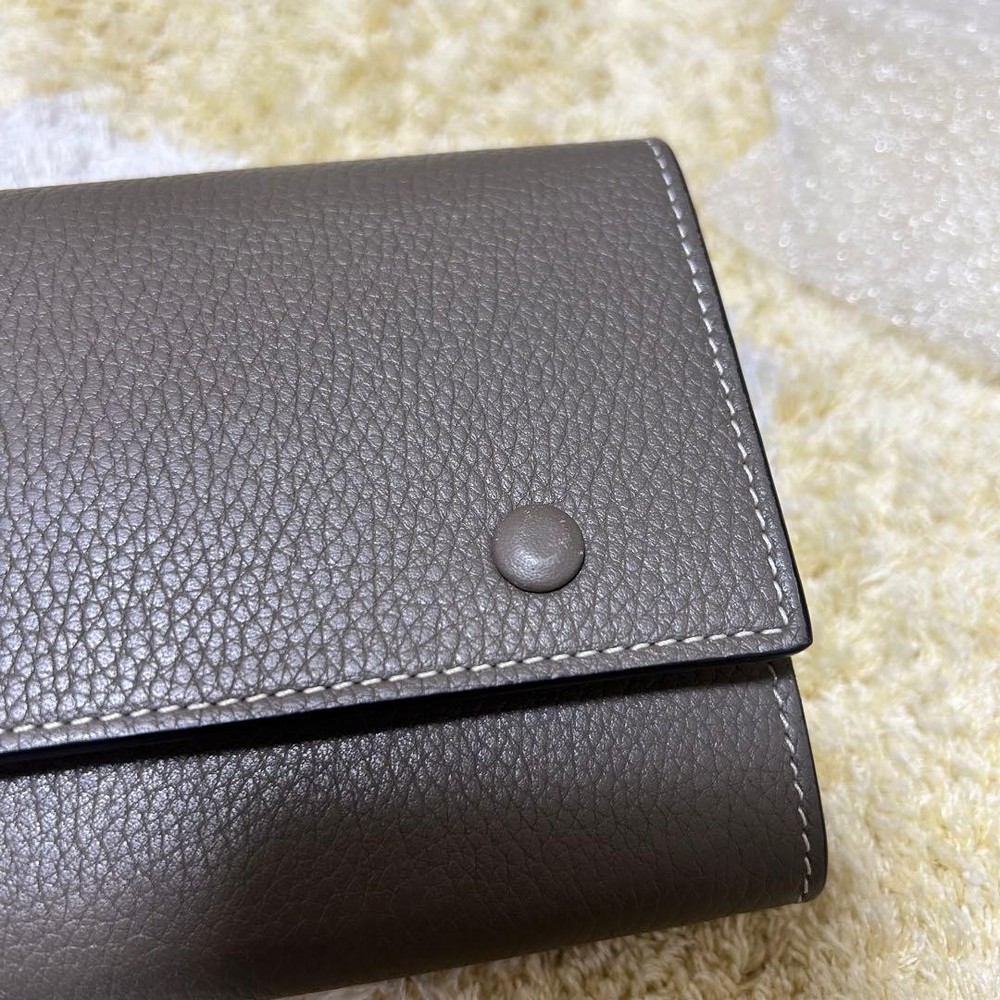 Celine Gray Long Wallet From Japan