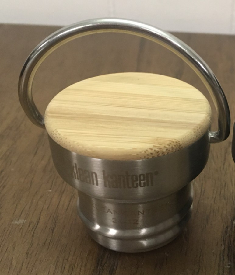 Klean Kanteen Carry Stainless Loop Cap – Leak Proof lid - Bamboo