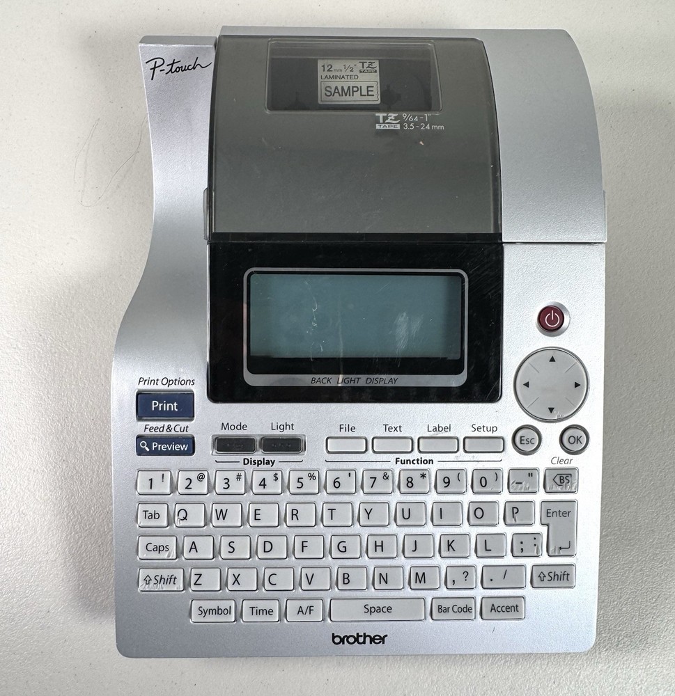 Brother P-Touch PT-2700 Electronic Labeling System Thermal Printer - No Cord