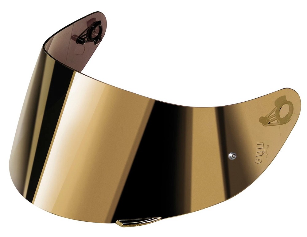 AGV K3 Helmet Pinlock Ready Shield Iridium Gold