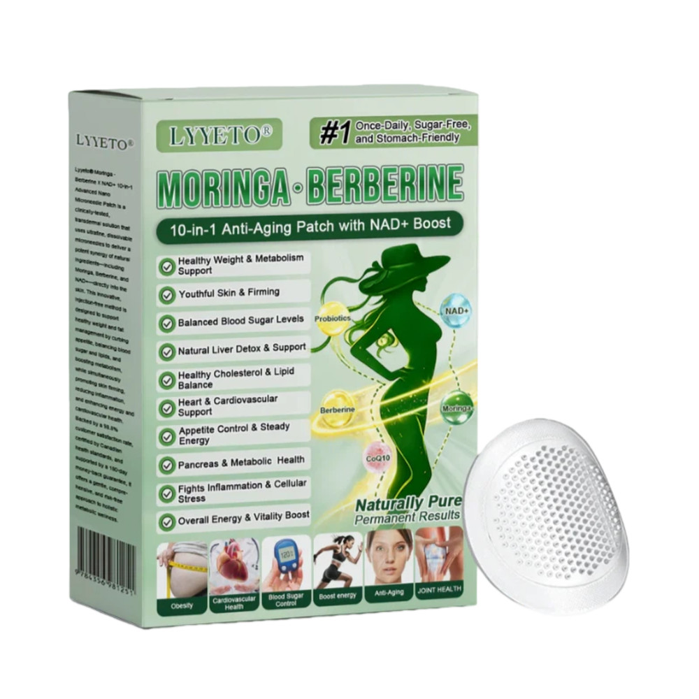 Lyyeto Moringa 10-in-1 Nano Microdarts Patch