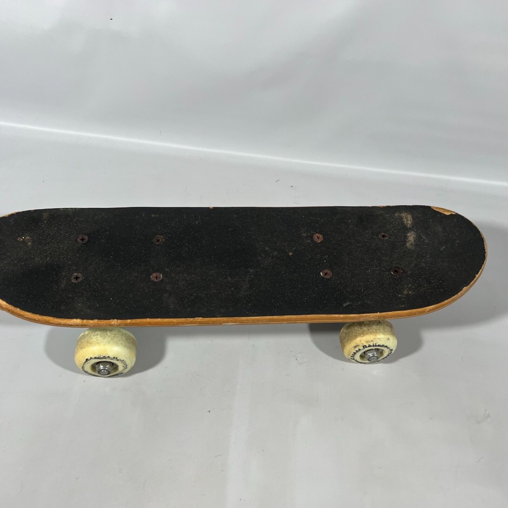 Vintage Street Rollers Mini Skateboard Complete Wheels Graphic 17x5