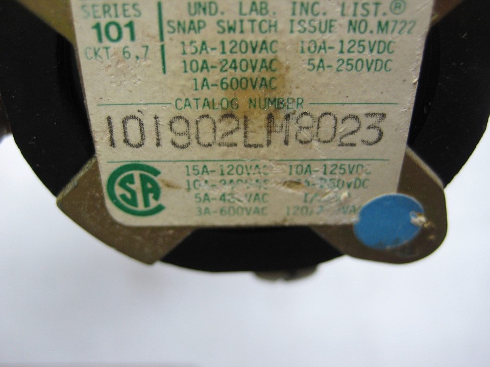 ELECTROSWITCH 101902LM8023 ROTARY SWITCH NSNP