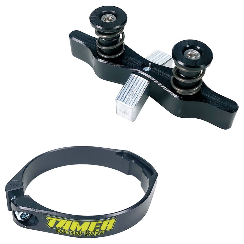 Tamer Double Button Holeshot Hookup System Black HH-3511-K