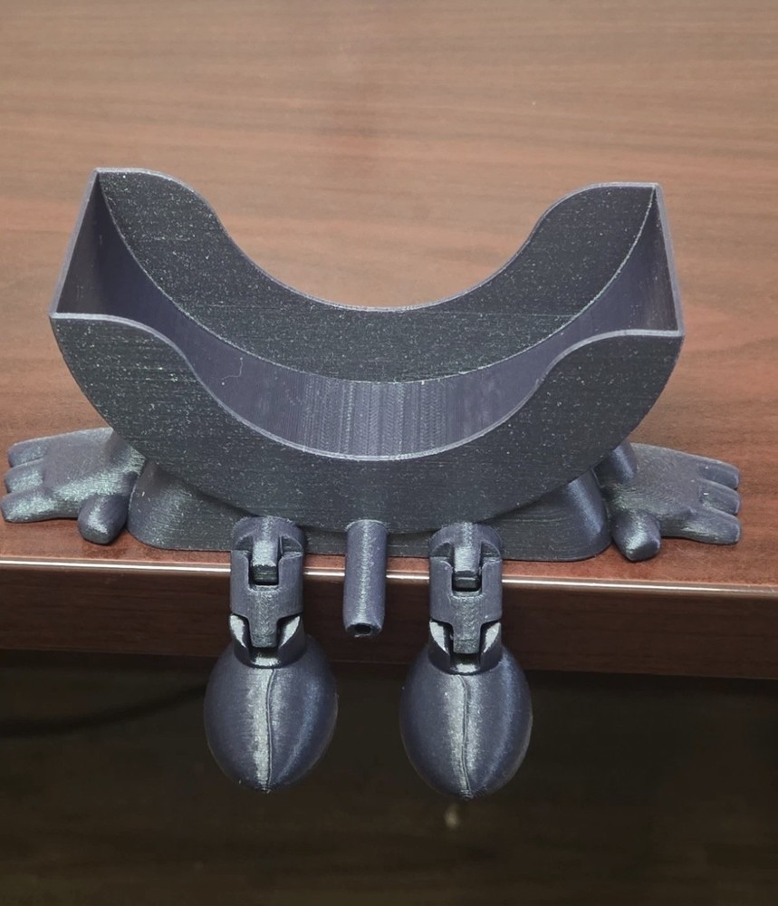 Sponge Holder 3d Printed, Kitchen Decor, Moveable Legs. 3D print LT.