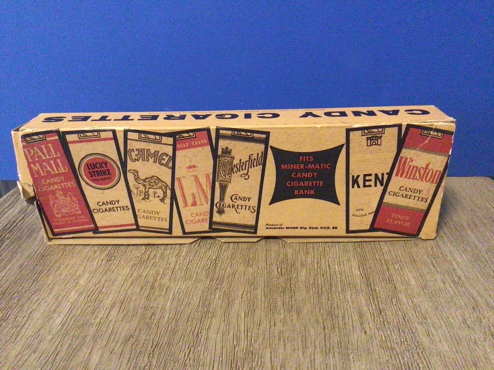 Candy Cigarette Box - Alexander Miner Mfg Corp- Empty