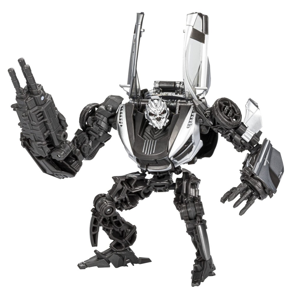 Transformers Toys Studio Series 88 Deluxe Class 4.5 inch, Black, Silver