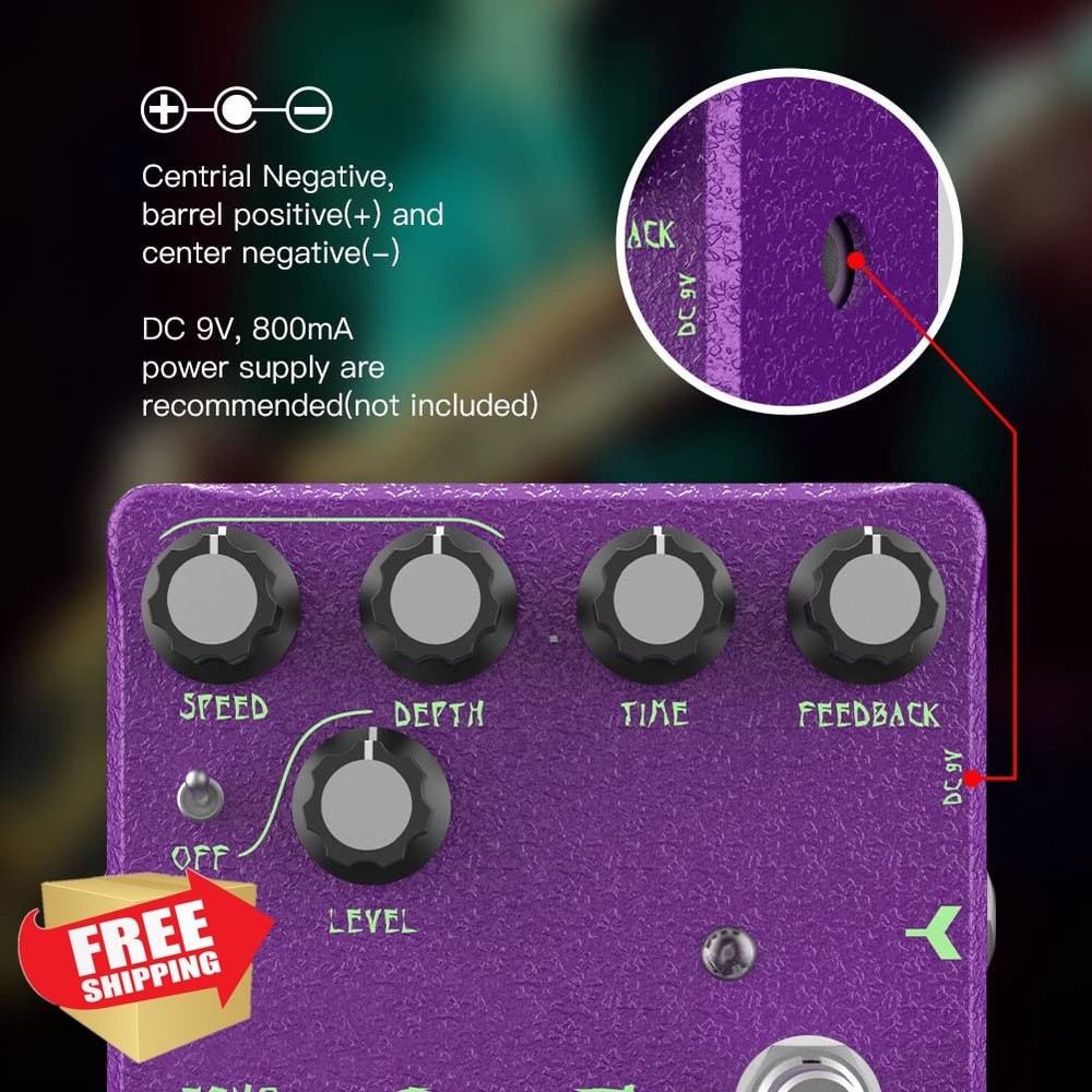 JOYO D54 Echoes Digital Delay Pedal, Guitar Effects