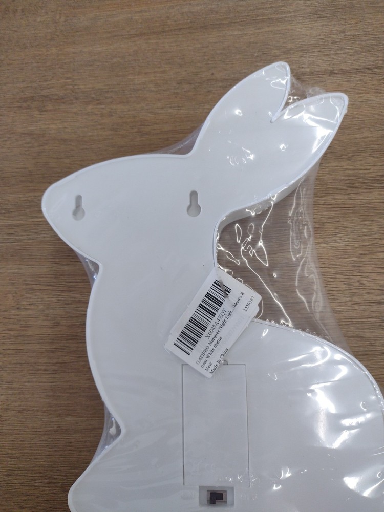 Led Rabbit Statue Night Light, Battery Operated