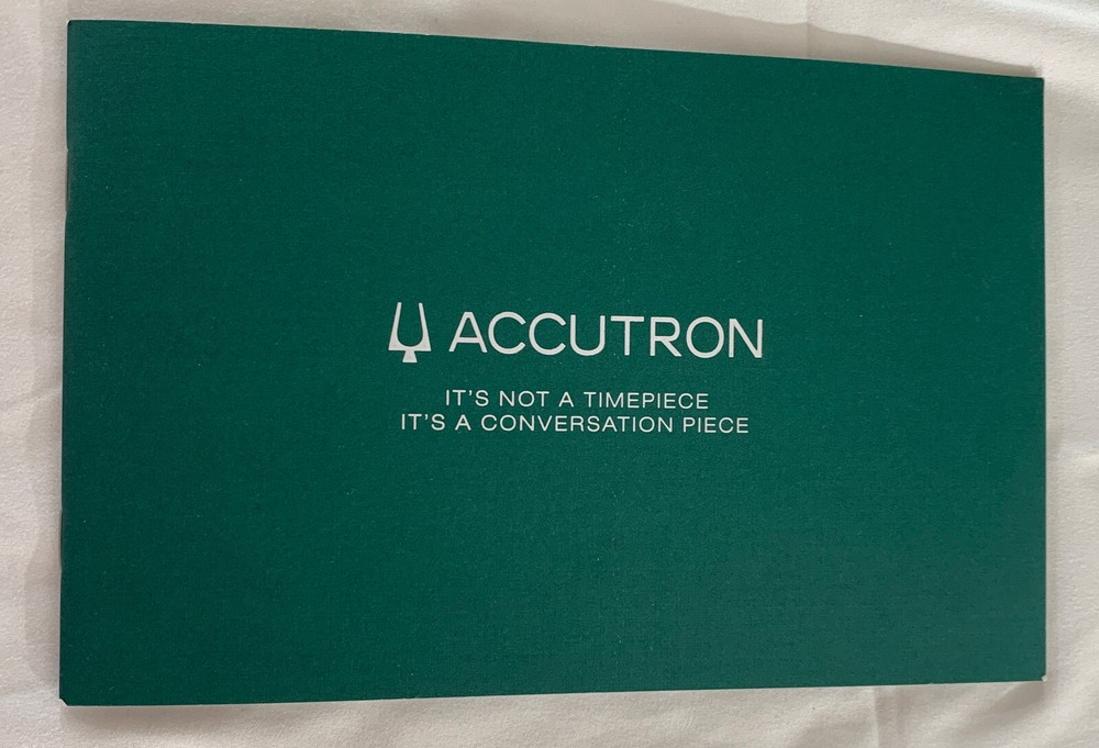 Accutron Watch Catalog Booklet