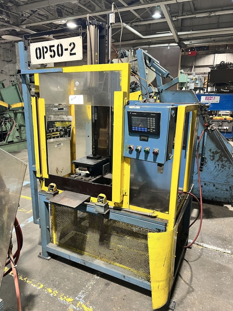 1 Ton Hydraulic Press • Custom Industrial Assembly Press, AB PanelView 550