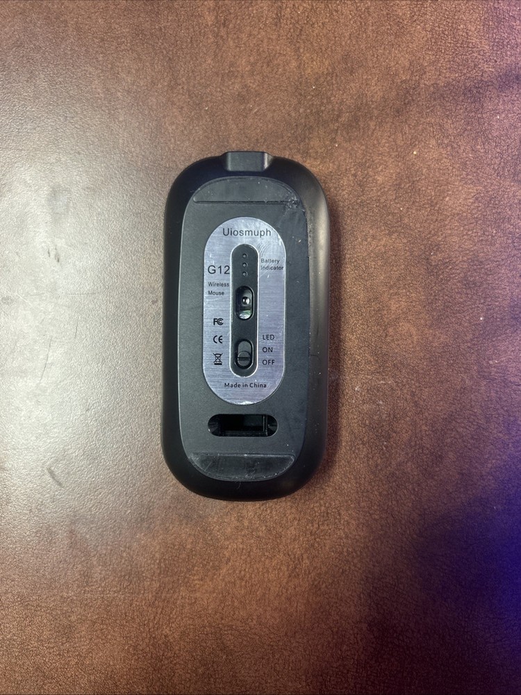 Uiosmuph G12 LED Wireless Mouse (Mouse Only)