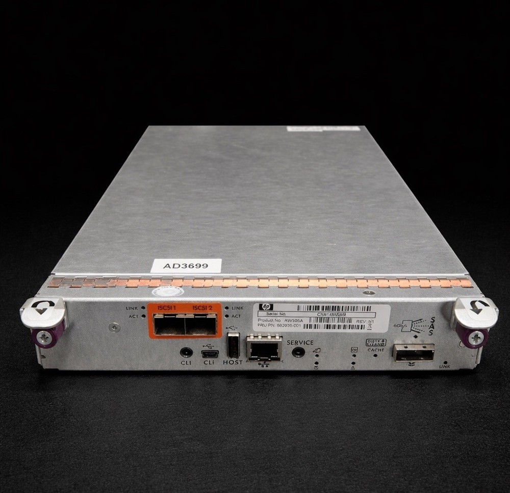LOT OF 8 HP AW595B P2000 G3 RAID 2x10GbE ISCSI MSA ARRAY SPS CONTROLLER