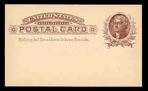 UX8 1c THOMAS JEFFERSON MINT POSTAL CARD