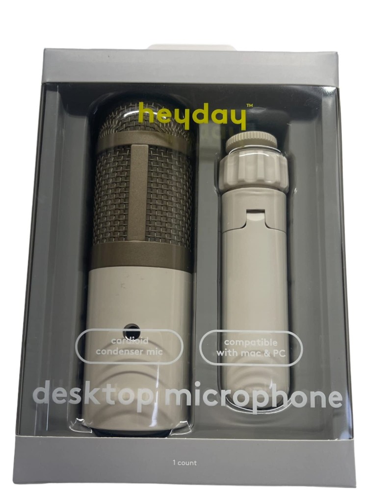Desktop Microphone - Stone White