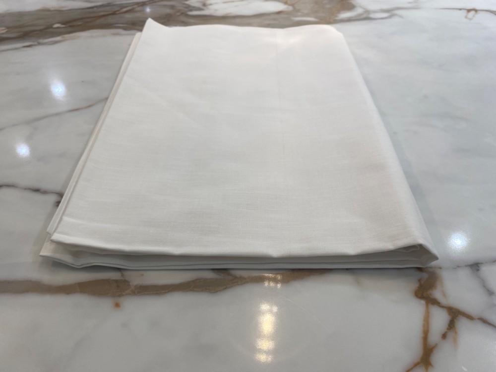 54"x90", White Twin Flat Sheets Hotels, Hospitals