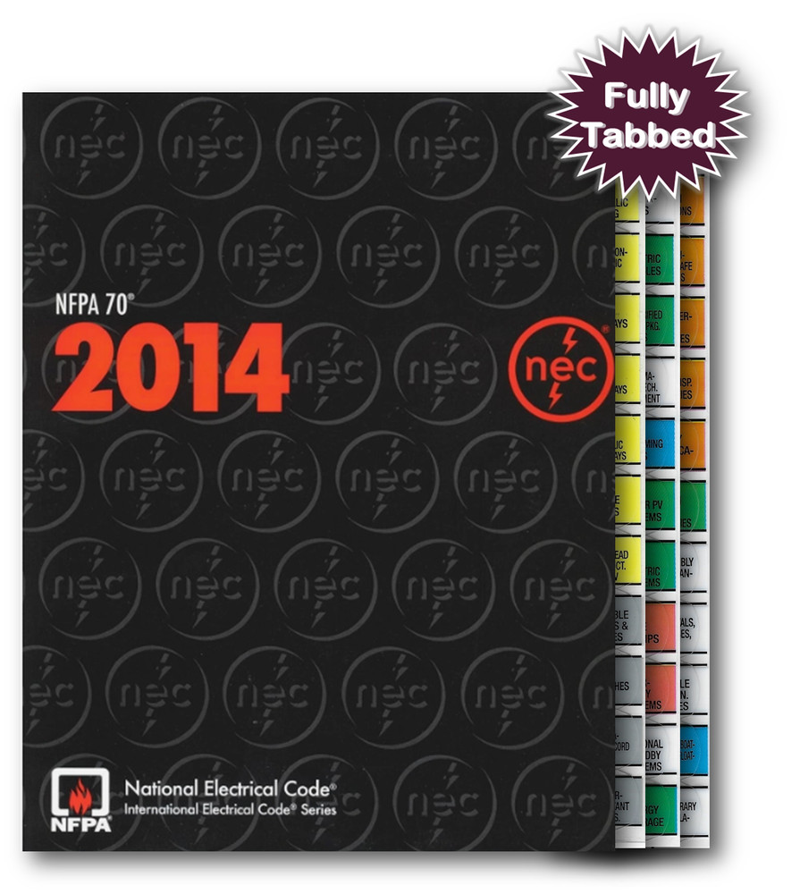 Tabbed & Highlighted NFPA 70 2014 Edition NEC Code 2014 Softbound