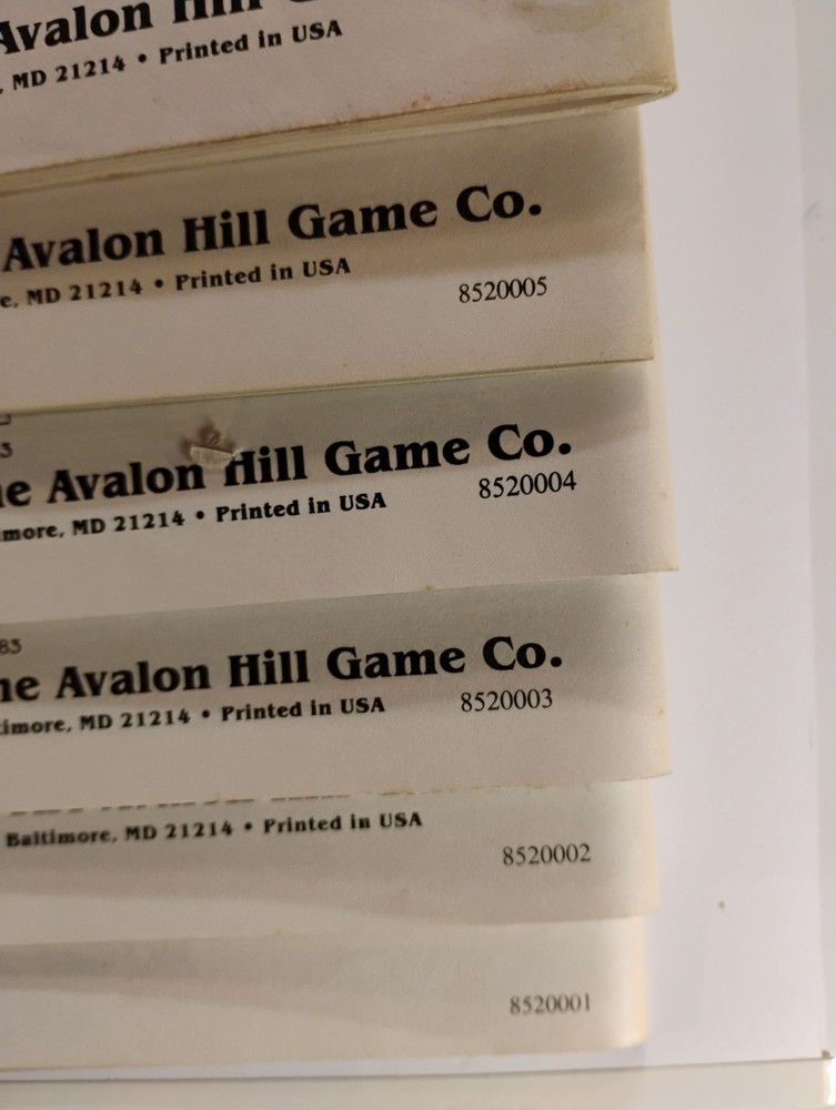 Powers & Perils Boxed Set (1984) Avalon Hill Complete + Bonus Book