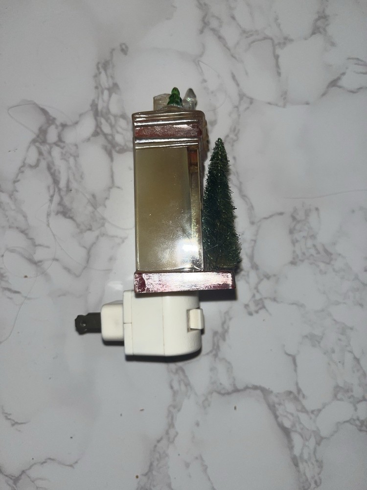Vtg Fireplace Nightlight (tested, Working)