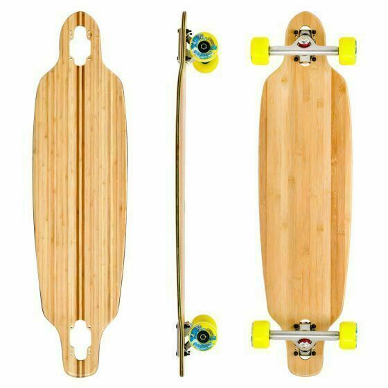 Blank Mini Directional Drop Through Longboard (Complete Skateboard)