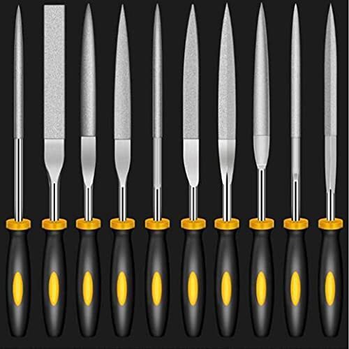 10 Pieces Mini Handheld Diamond Needle File Various Shape Raft Needle Rasper