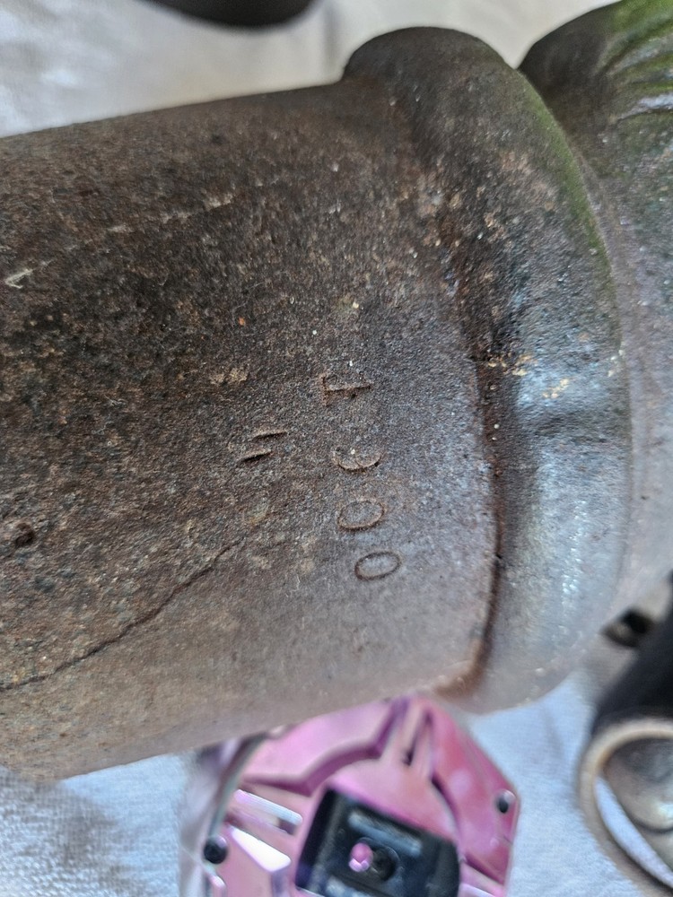 Circa 1900 : Two Double Ring Horse Head Adirons or Hitching Post Toppers