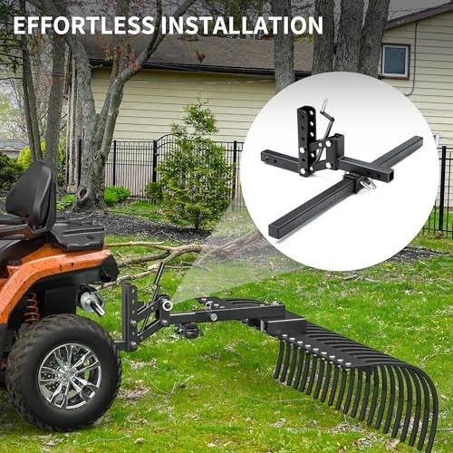 Manual Implement Lift 1-Point Lift System 50 Inches Width ATV Implement Lift