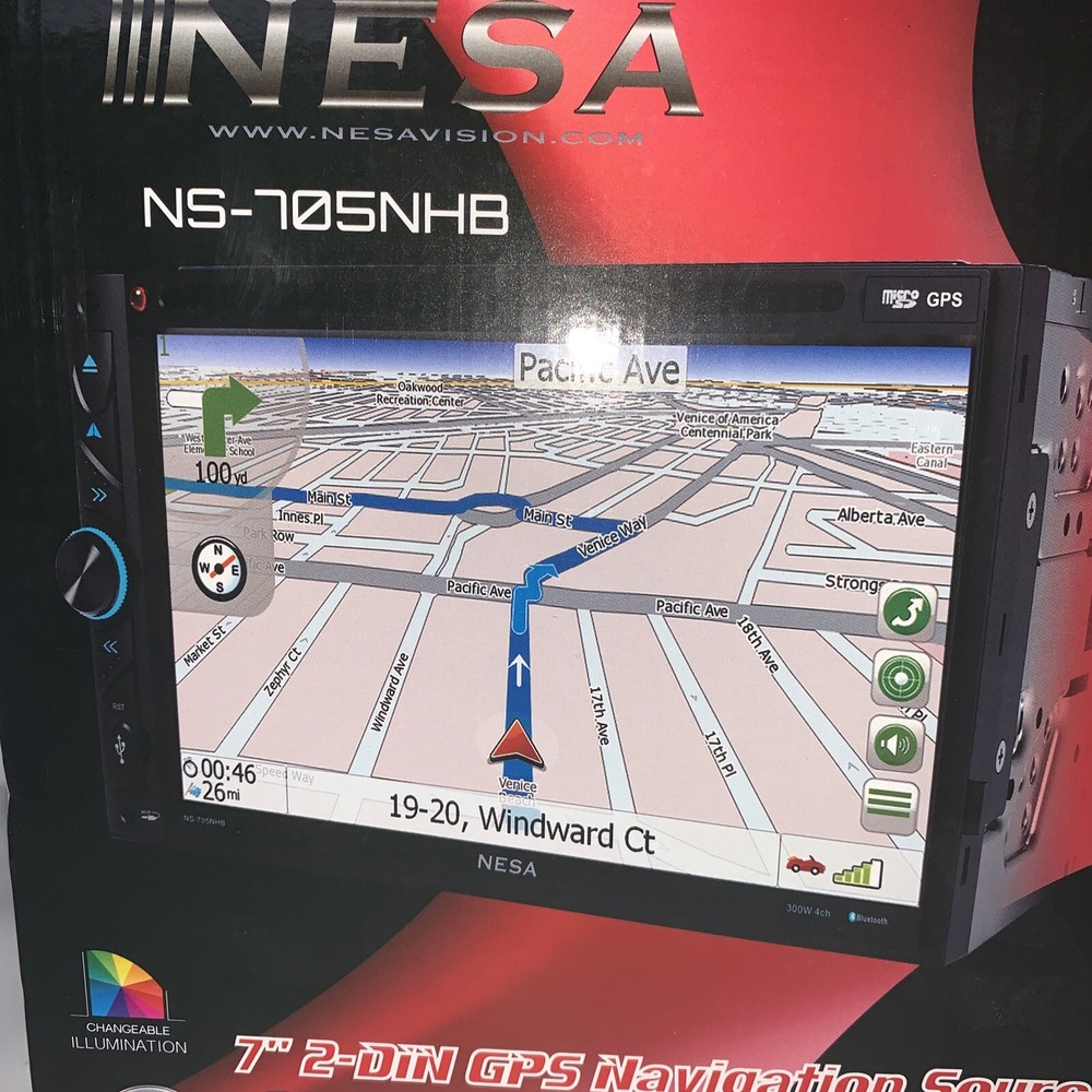 nesa ns-705nhb navigation Bluetooth usb gps 2 din 7” Android Link dvd cd new ￼￼