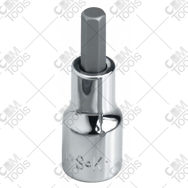 SK PROFESSIONAL TOOLS 41403 3/8" Drive, 4mm Hex, Metric Socket, 6 Points