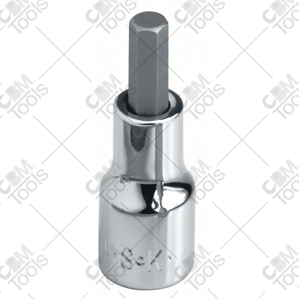 SK PROFESSIONAL TOOLS 41403 3/8" Drive, 4mm Hex, Metric Socket, 6 Points