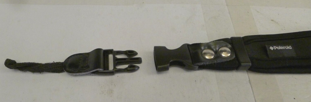 Polaroid Adjustable Camera Neoprene Black Wrist Strap - Vintage - 9AC