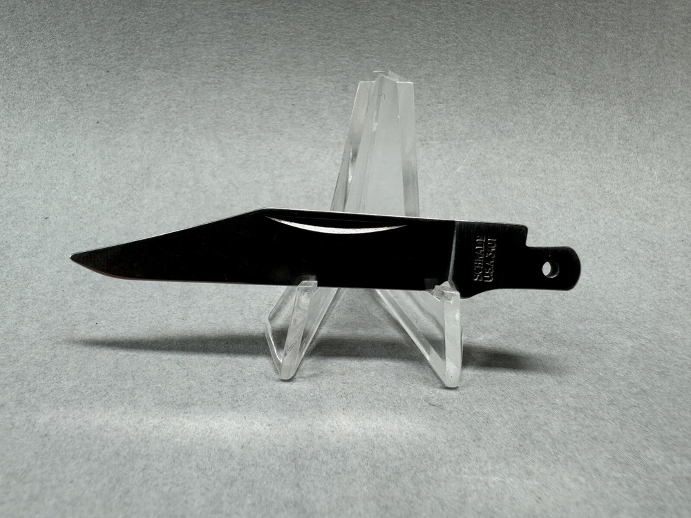 Schrade Knife Replacement UNSHARPENED Stainless Clip Point 2 1/8" Blade USA MADE