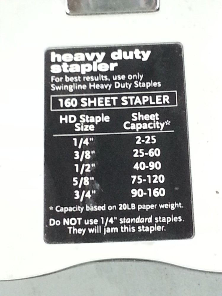 Swingline Heavy Duty 160 Sheet Stapler