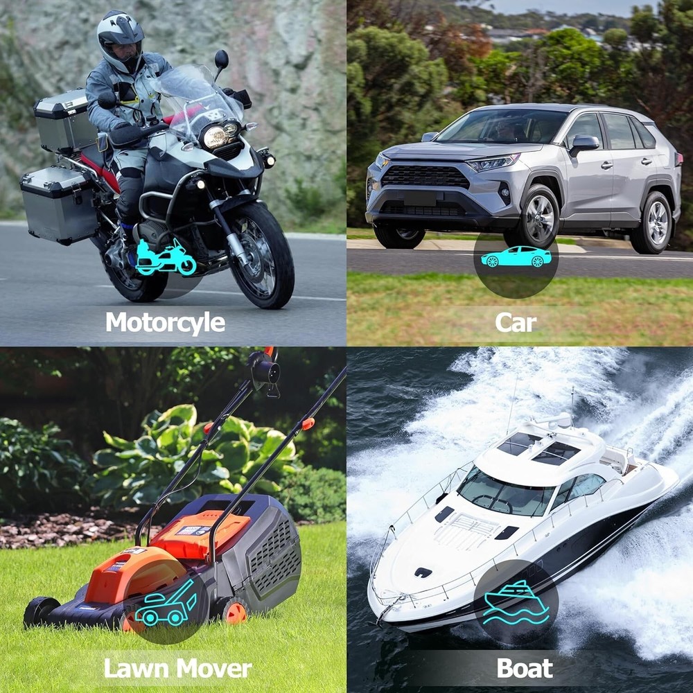 Intelligent 12V Solar Battery Maintainer - Versatile Charging Solution