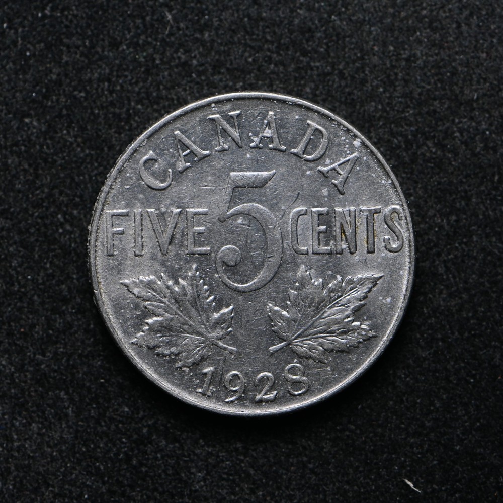 1928 Canada Five Cent (bb19027)