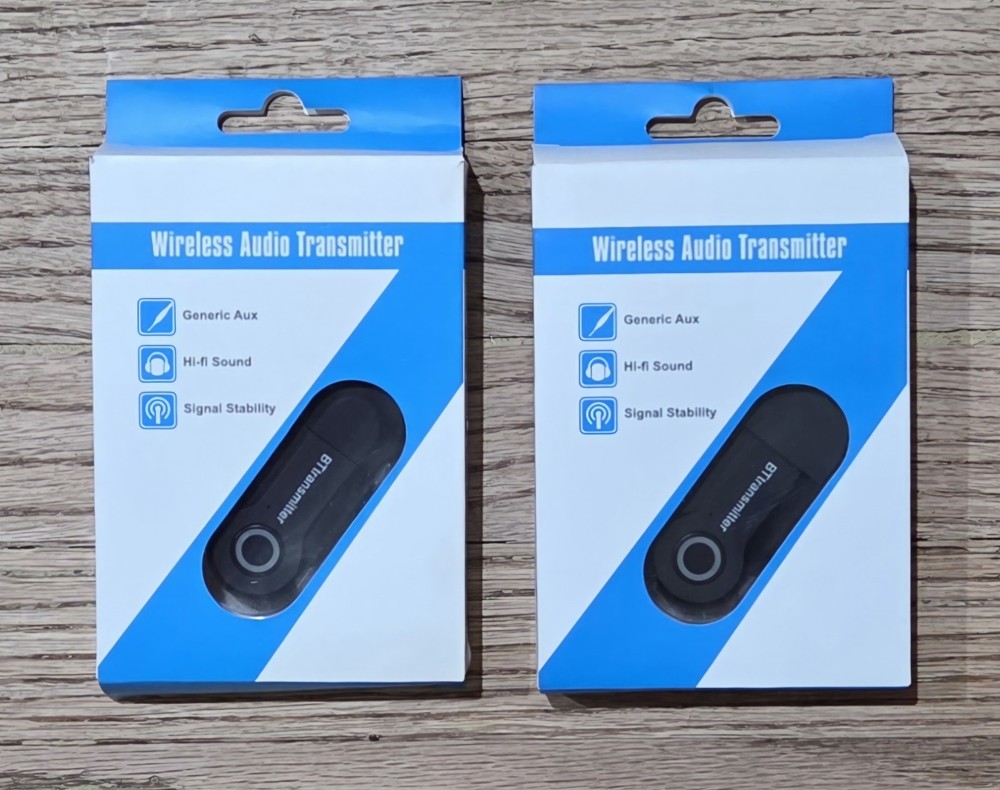 (2) USB Wireless Audio Transmitters