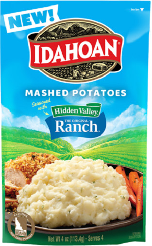 Idahoan Mashed Potatoes Seasoned with Hidden Valley Ranch 6 Pack