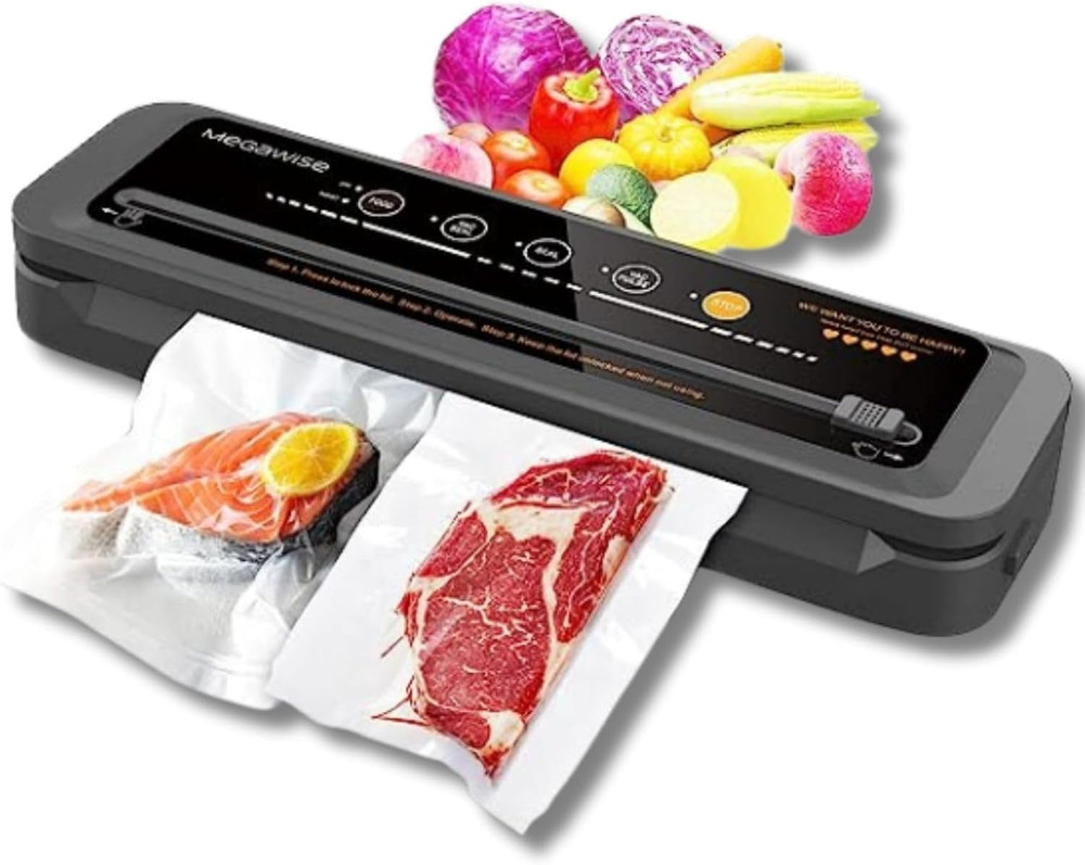 Powerful and Compact Vacuum Sealer Machine One-Touch Automatic Food Sealer