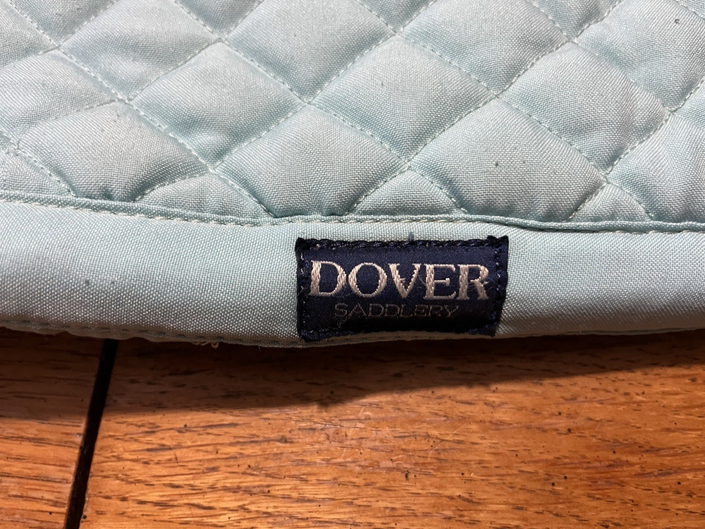 Dover Horse Saddle Pad- H/J Light Teal/Blue