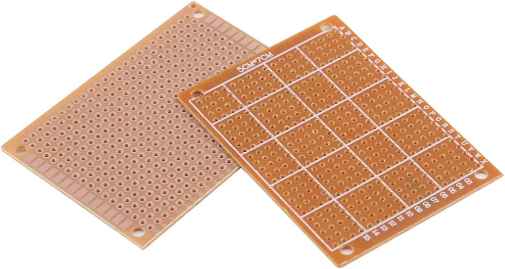 30 PCS Perfboard Prototyping Board 5X7Cm/2"X2.8" Circuit Board PCB Experiment